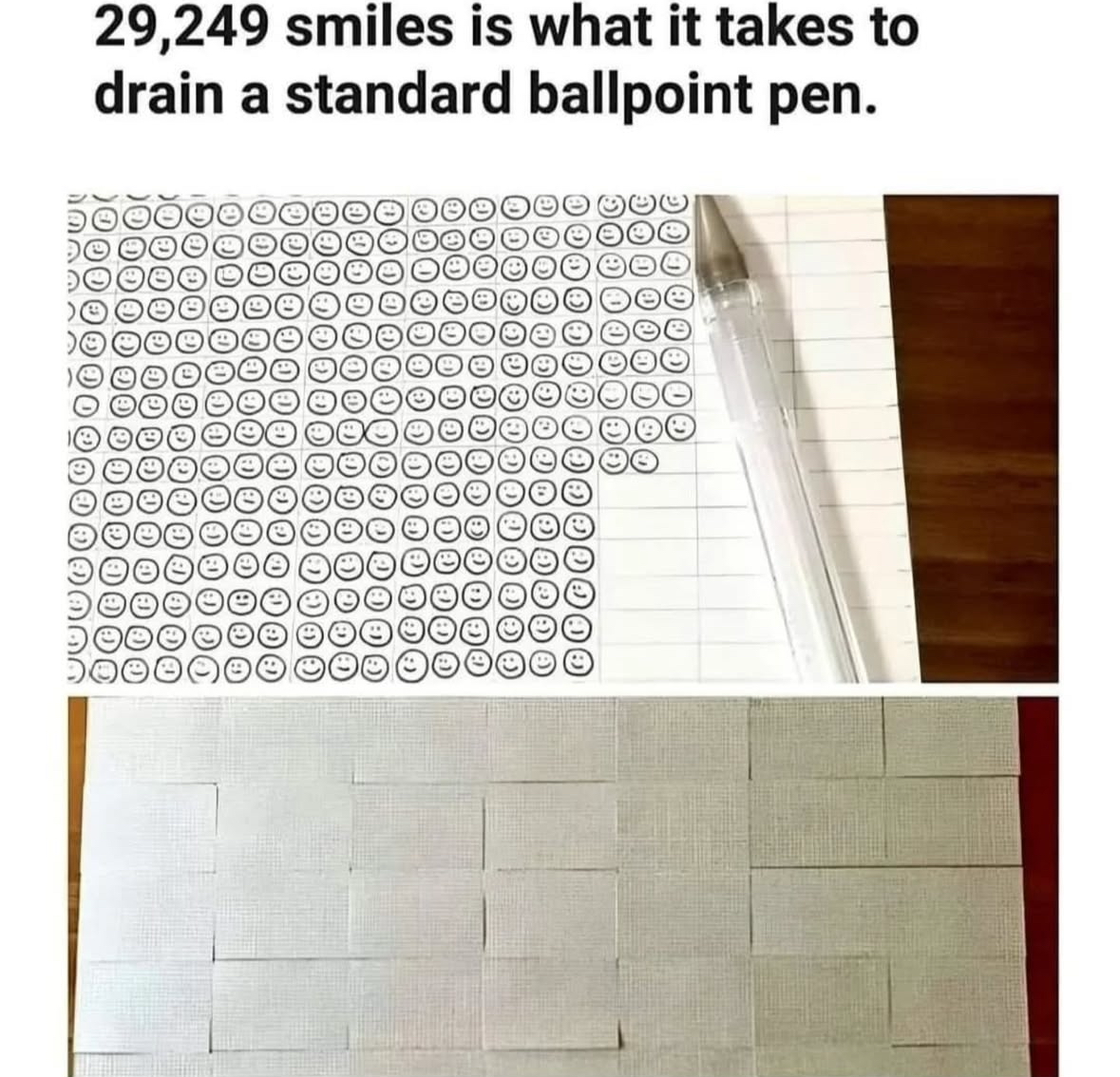 My pen is officially dead after drawing all these smiles