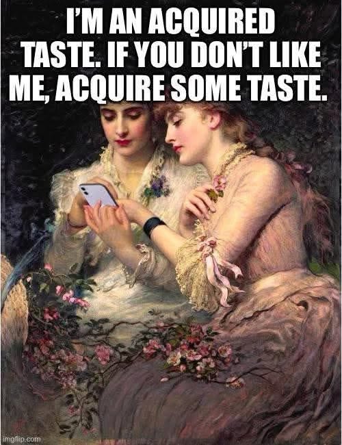 When you're a little too proud of your questionable taste