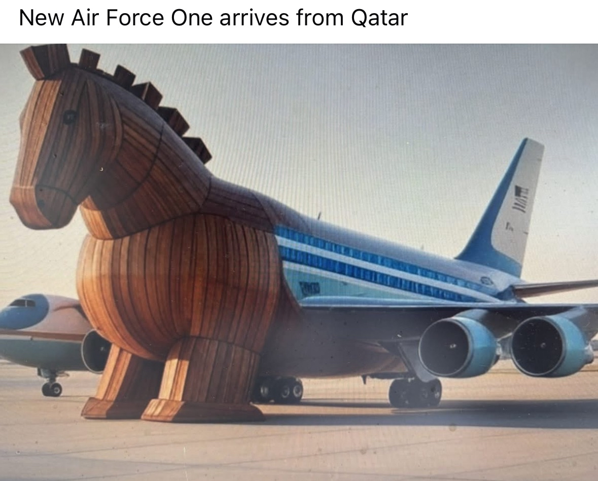 Pretty sure this isn't what they meant by 'Trojan Horse' strategy
