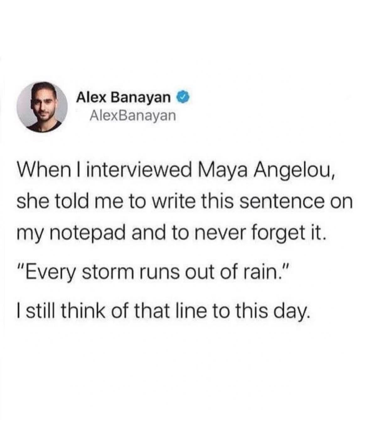 When you need a profound quote but end up with a meteorological observation