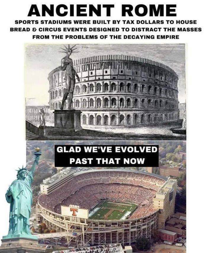 Ancient Rome vs. modern times, proving we haven't really changed that much lol