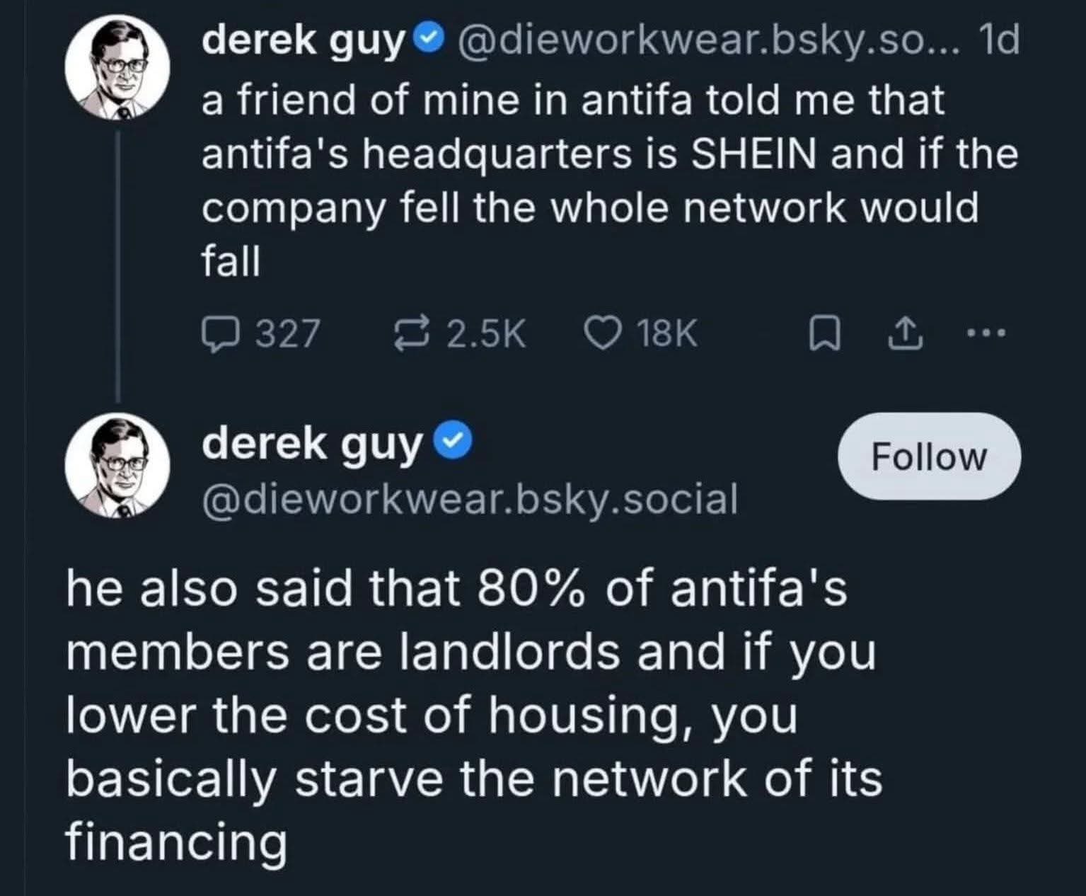 Who knew Antifa was just a bunch of landlords trying to keep rent high?