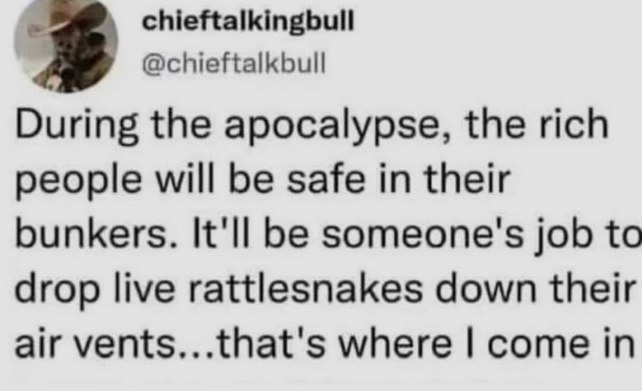 When you apply for the most essential job in the apocalypse.
