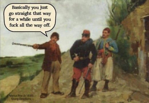 Asking for directions and getting... uh... advice of a different kind