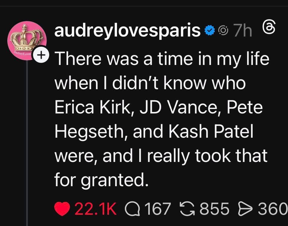 LOL did you also have a time when you didn't know who these people were and blissfully went about your day?