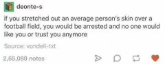 So if I do that I'm basically a sociopath who needs to be locked up then?