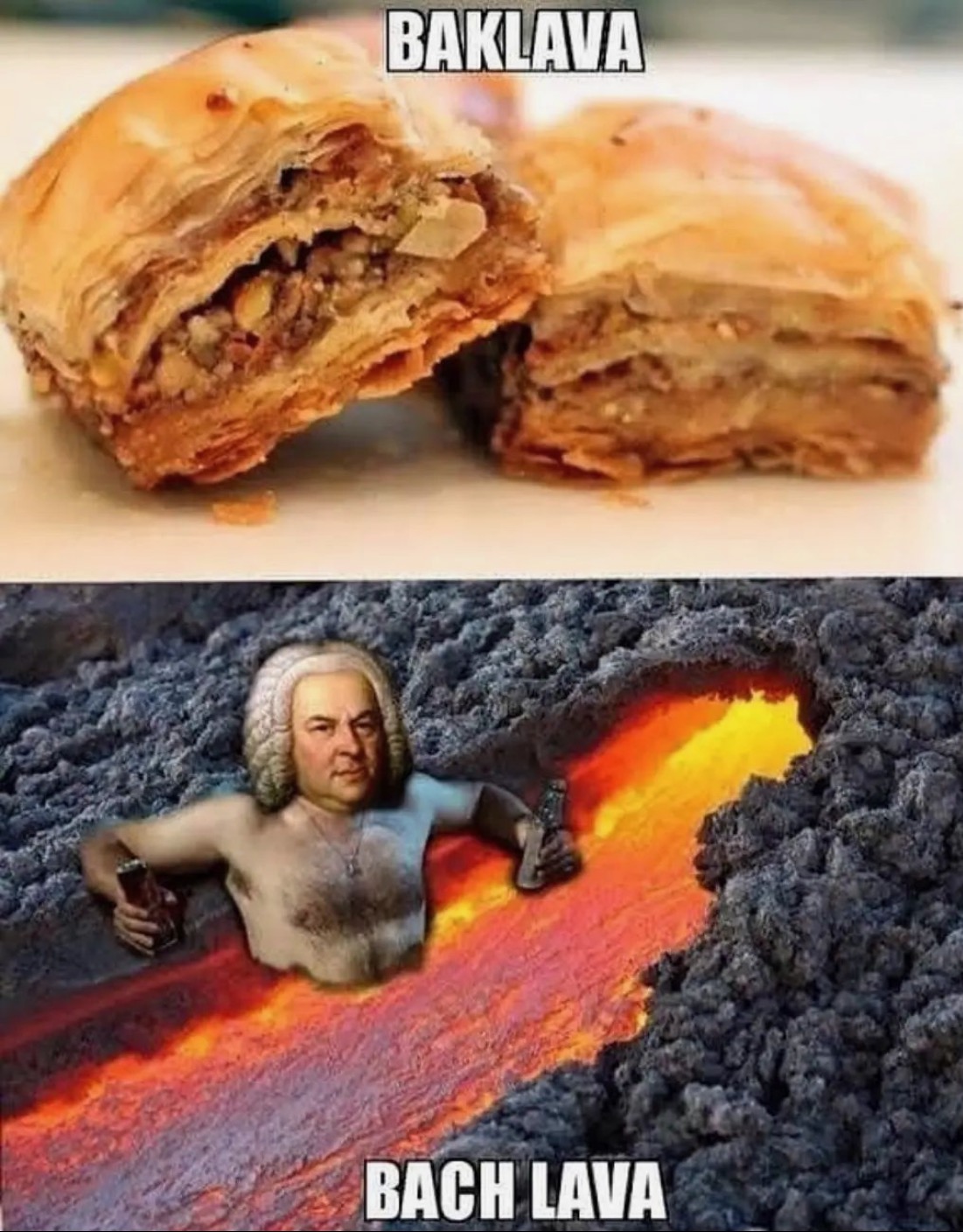When you confuse your desserts and your composers