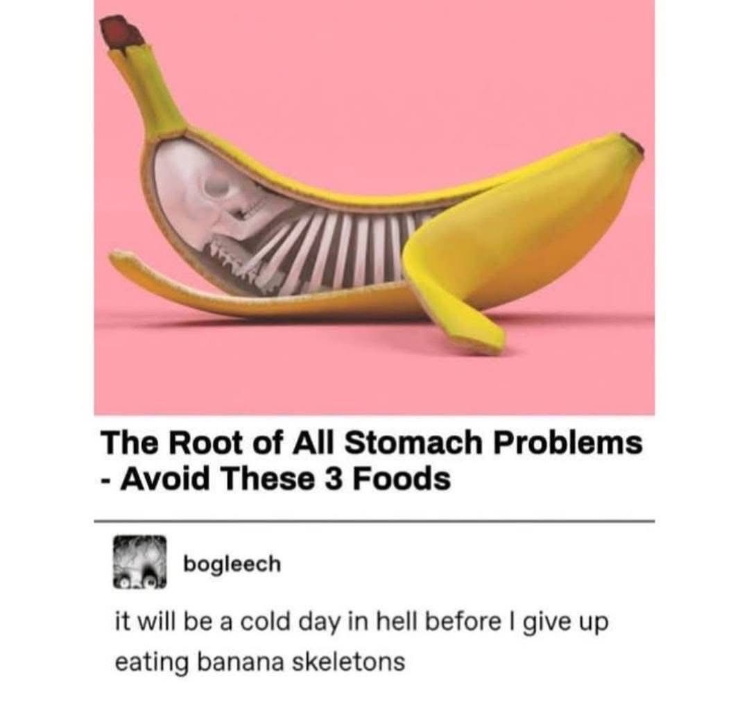 Me when the internet tells me not to eat something I really like.