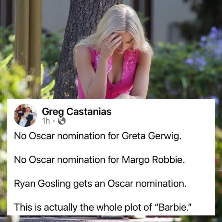 This is literally the plot of Barbie, how did the Oscars mess up this bad