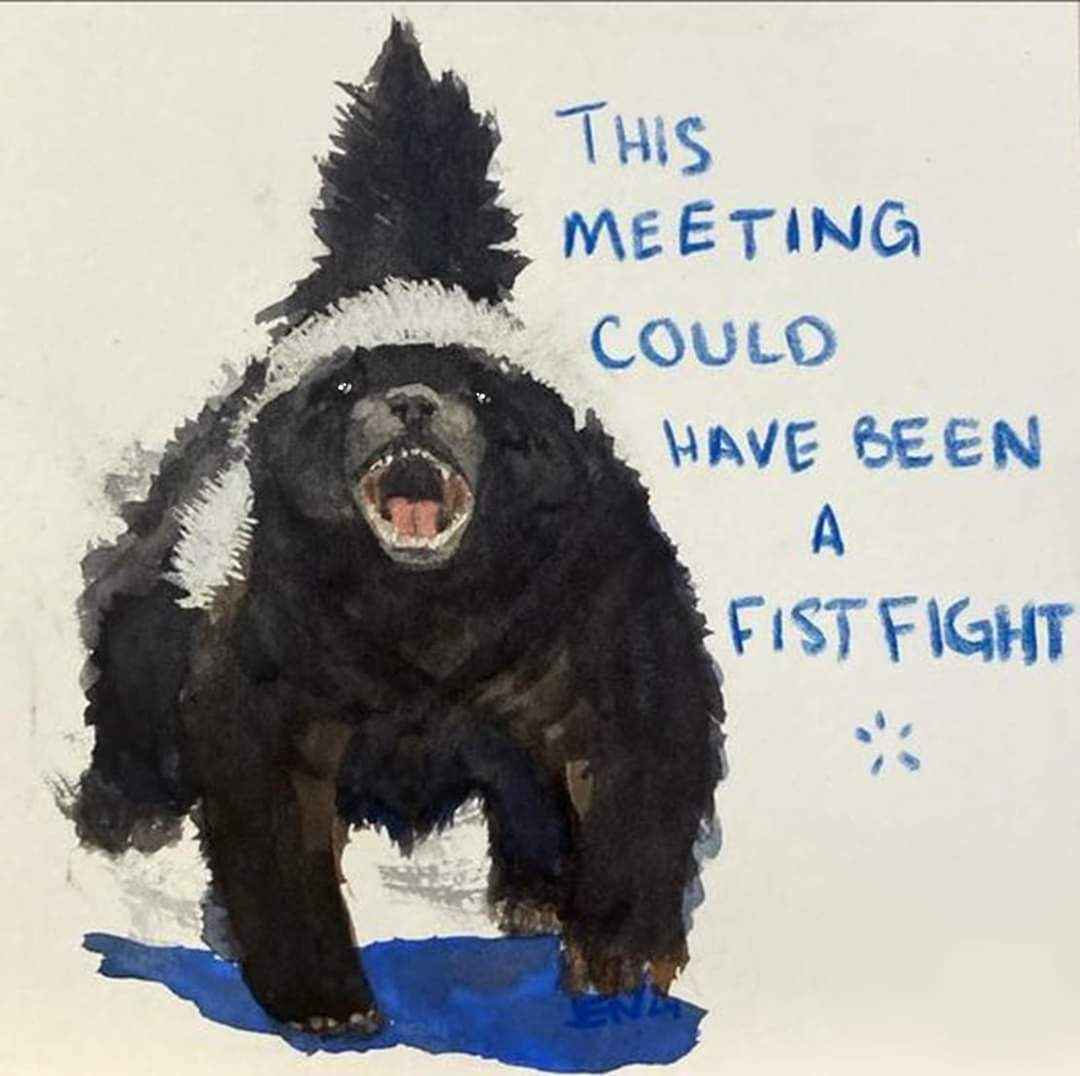 This meeting could have been a fist fight