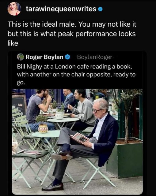 When you're trying to be intellectual but you just want someone to sit next to you.