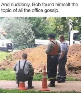 Bob thinking he's slick but everyone knows what he did.