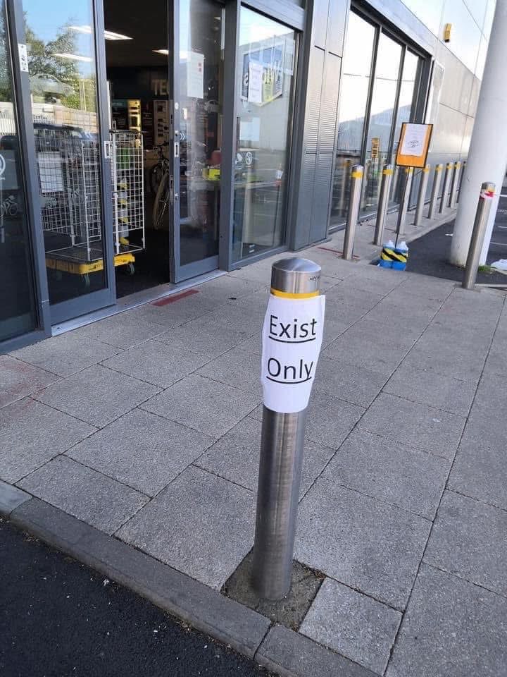When you have existential dread but you're also just a bollard.