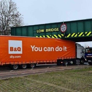 You can do it... except when you can't. LMAO. Guess someone didn't check the height.