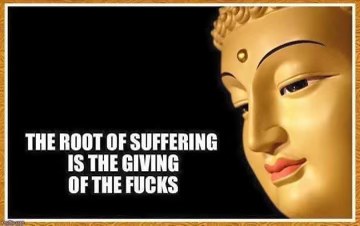 When you finally achieve enlightenment and realize you just gotta stop caring so much.