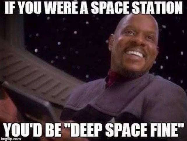 When you try to flirt using Star Trek references and it kinda works