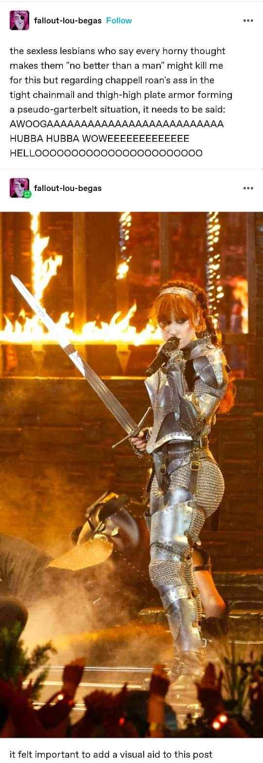 Me when I see a woman in armor that perfectly hugs her curves. Like, hello, yes, thank you.