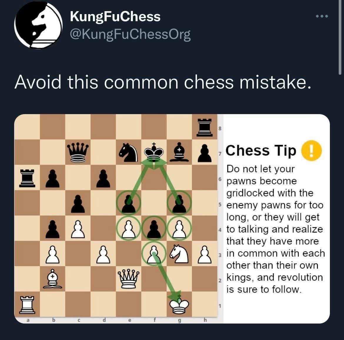 When your pawns start having philosophical discussions instead of playing chess