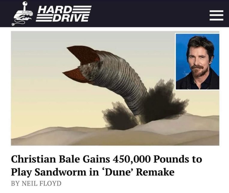 Christian Bale really went for the role, huh