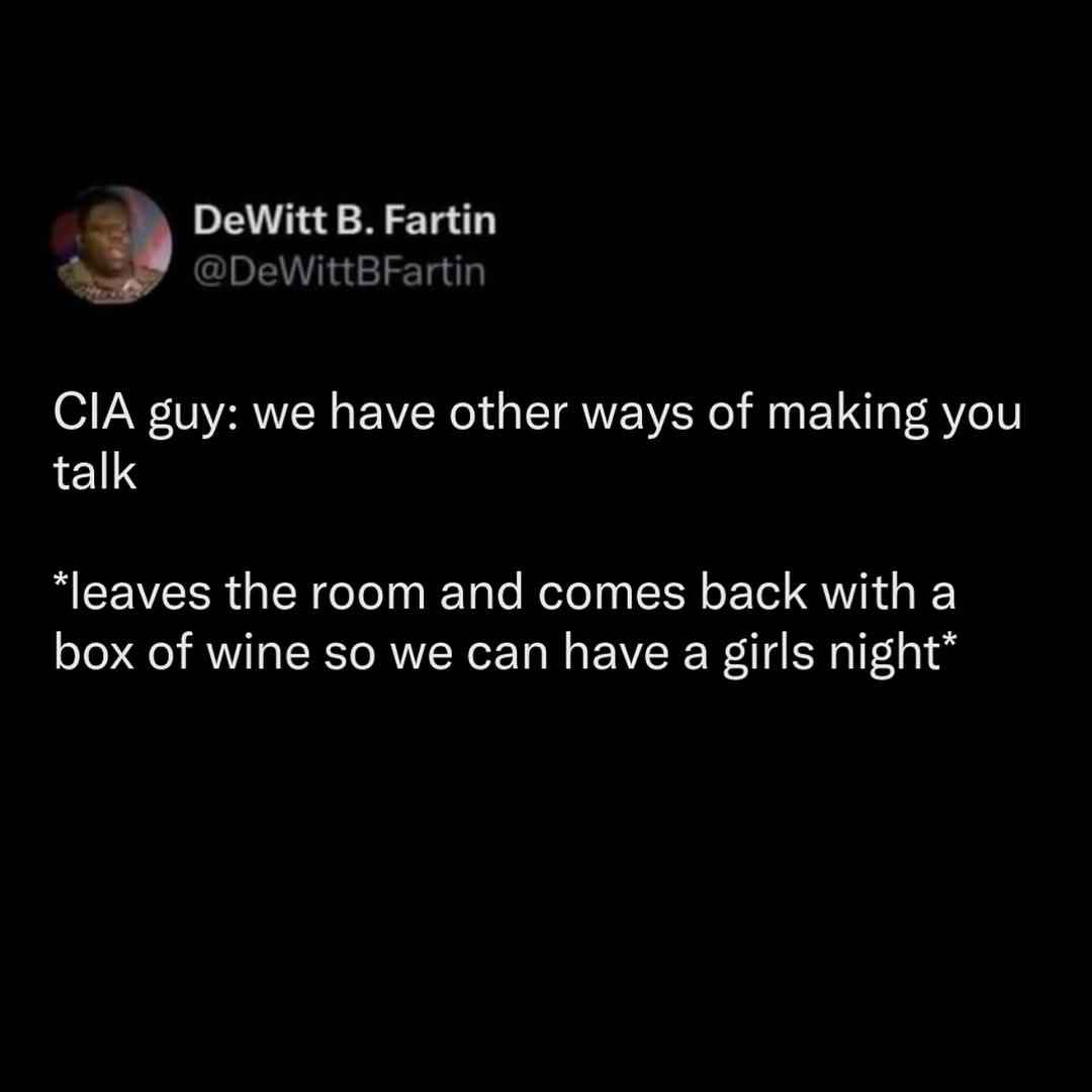 The CIA's interrogation tactics are wildin' out