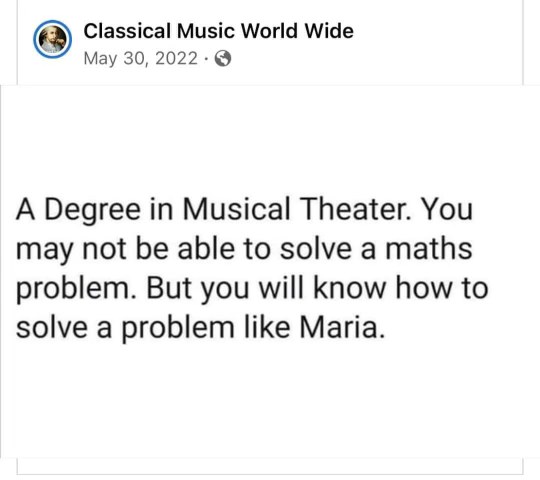 You may not solve calculus, but you can solve all your problems like Maria from The Sound of Music
