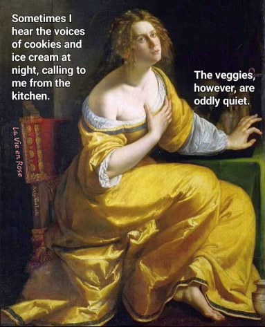 When you're trying to be good but your sweet tooth is calling you from the kitchen