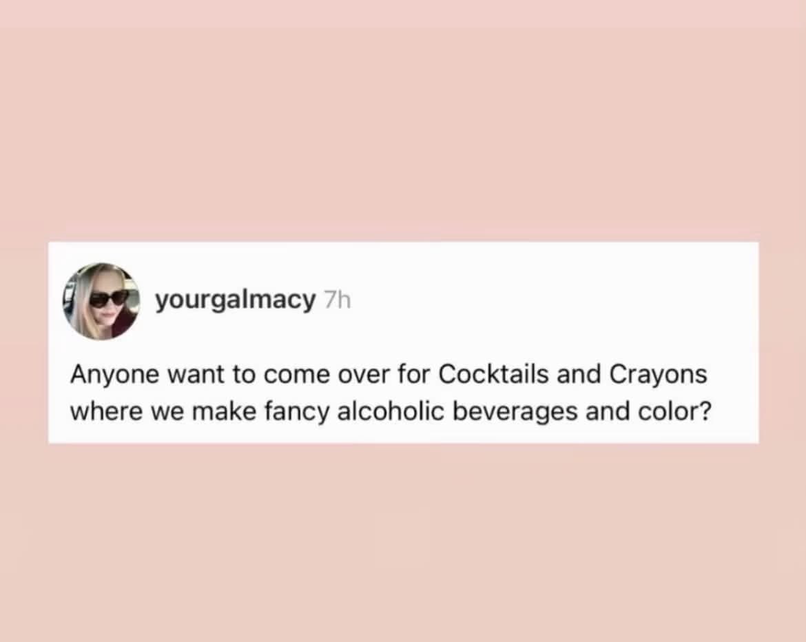 This is basically my entire personality combined into one activity lol