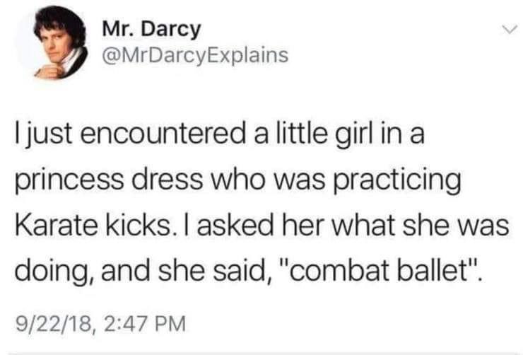 This kid invented combat ballet and I'm here for it.