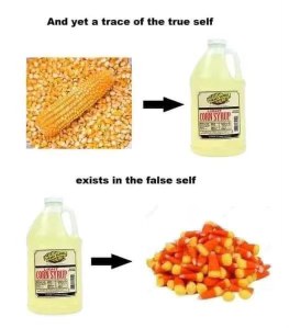 Corn candy is basically just corn syrup pretending to be corn, I guess?