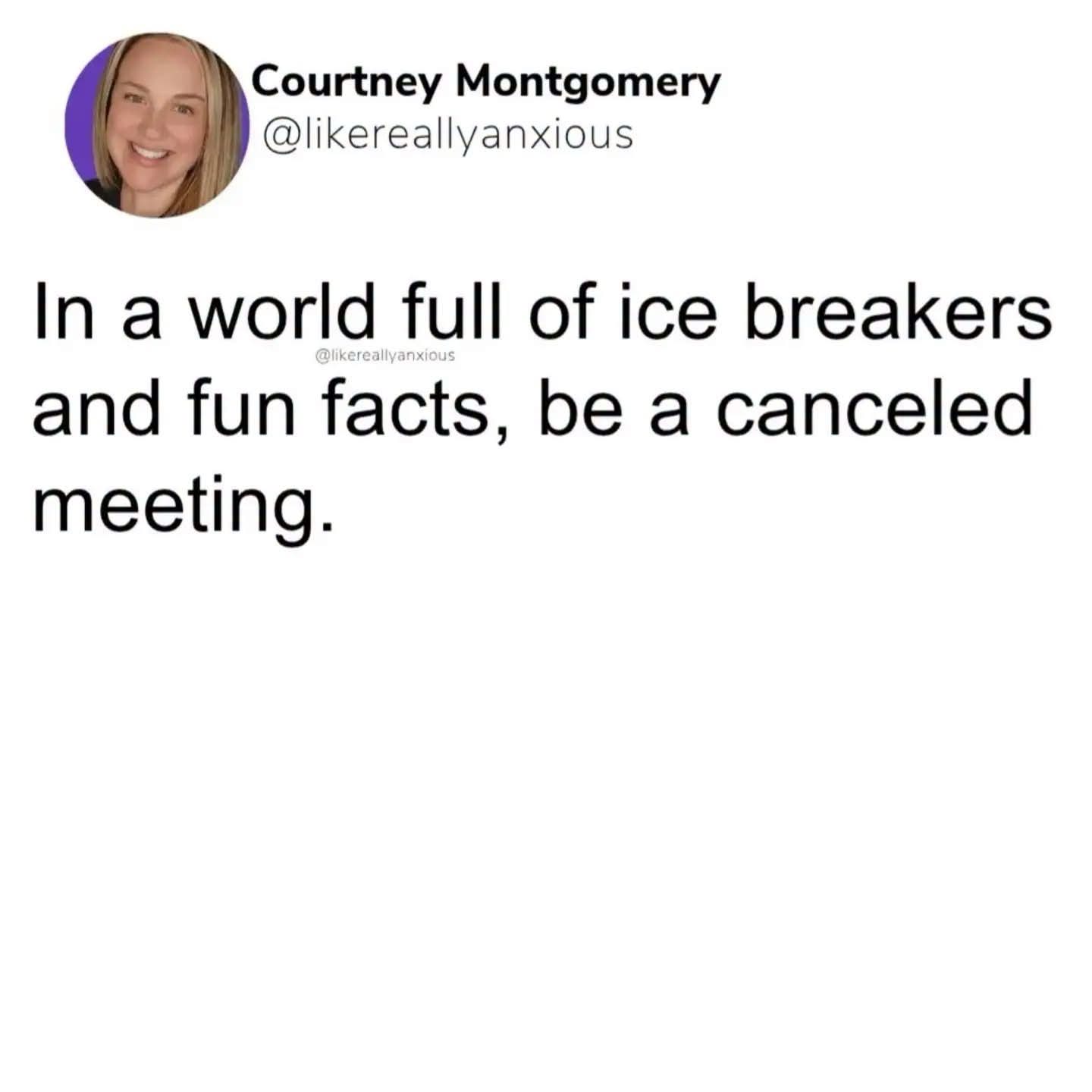 OMG yes, just cancel the meeting and let me go home