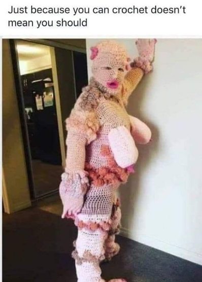 Yeah, sometimes a craft is best left as a craft.