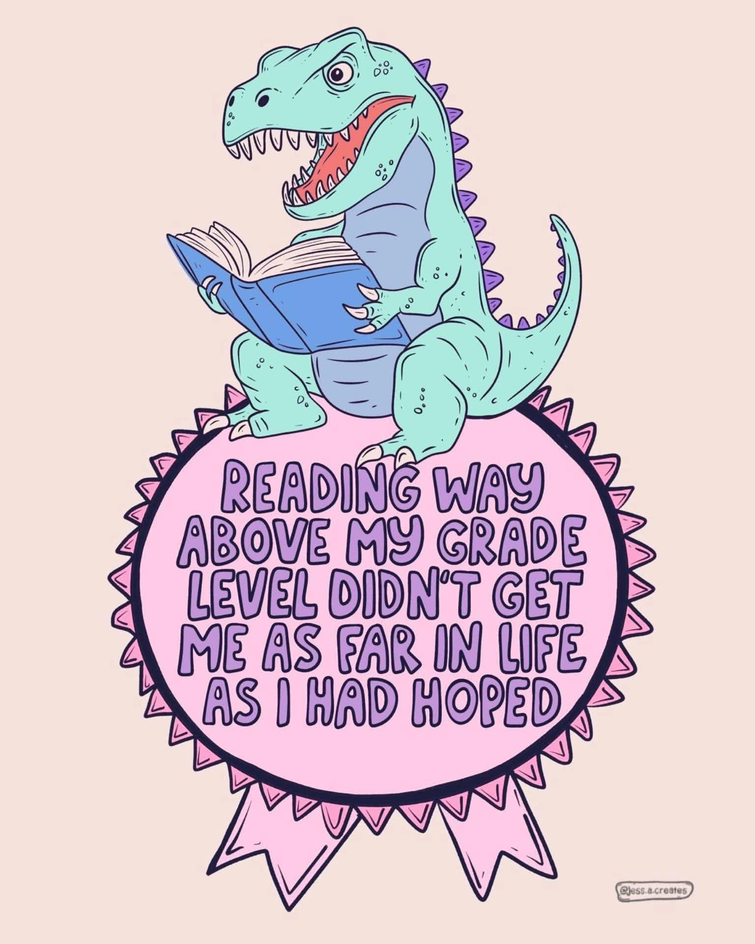 Me thinking reading ahead of my class was gonna make me a genius but here we are