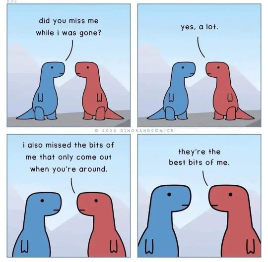 When you realize the best parts of you only show up around your person