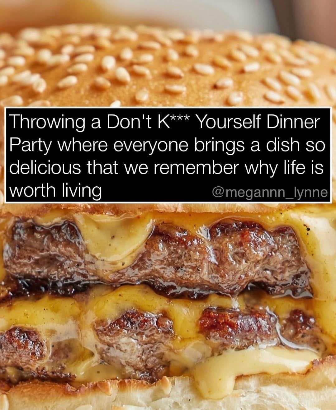 This sounds like my kind of party, actually. Who's bringing the cheese fries?