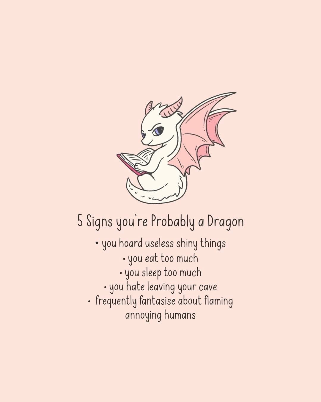 OMG this list of dragon traits is just my life lol