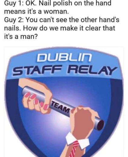 My brain trying to figure out gender stereotypes after seeing this