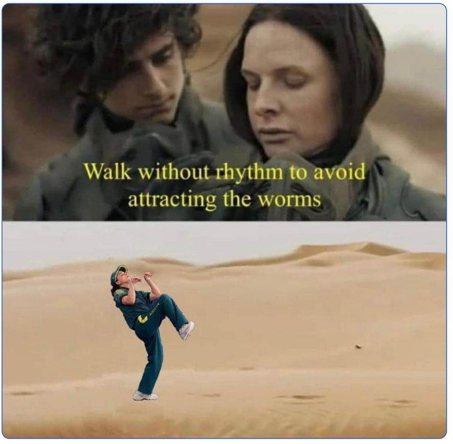 When you try to walk without rhythm and accidentally start doing the Macarena