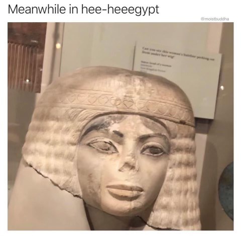 It's giving Michael Jackson in ancient Egypt lol