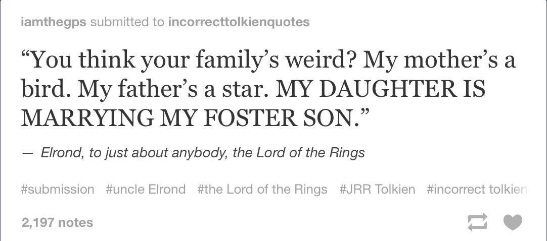 When you're trying to one-up someone on family drama but just end up sounding like a crazy person