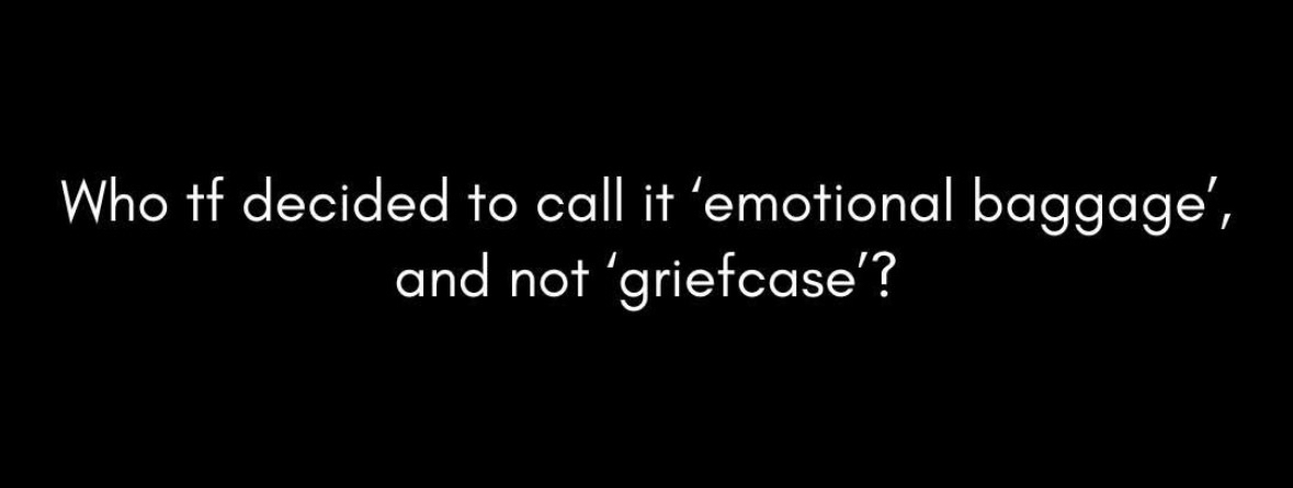 Seriously though, why isn't it called griefcase? That makes so much more sense.