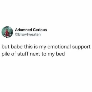 When you try to explain your messy room habits to your partner lol