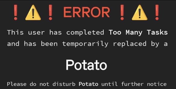 Me after attempting to do more than two things in a day