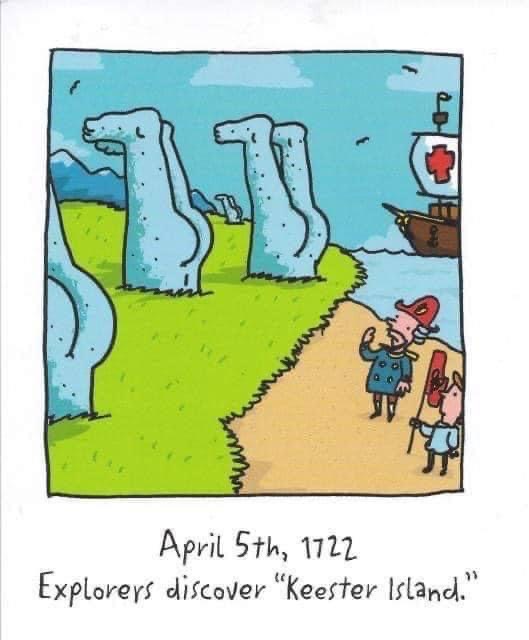 Explorers discovering Easter Island must have been confused when they saw... this.