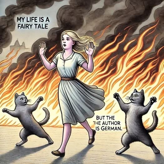 My life is a fairy tale, but the author is German. Send help.