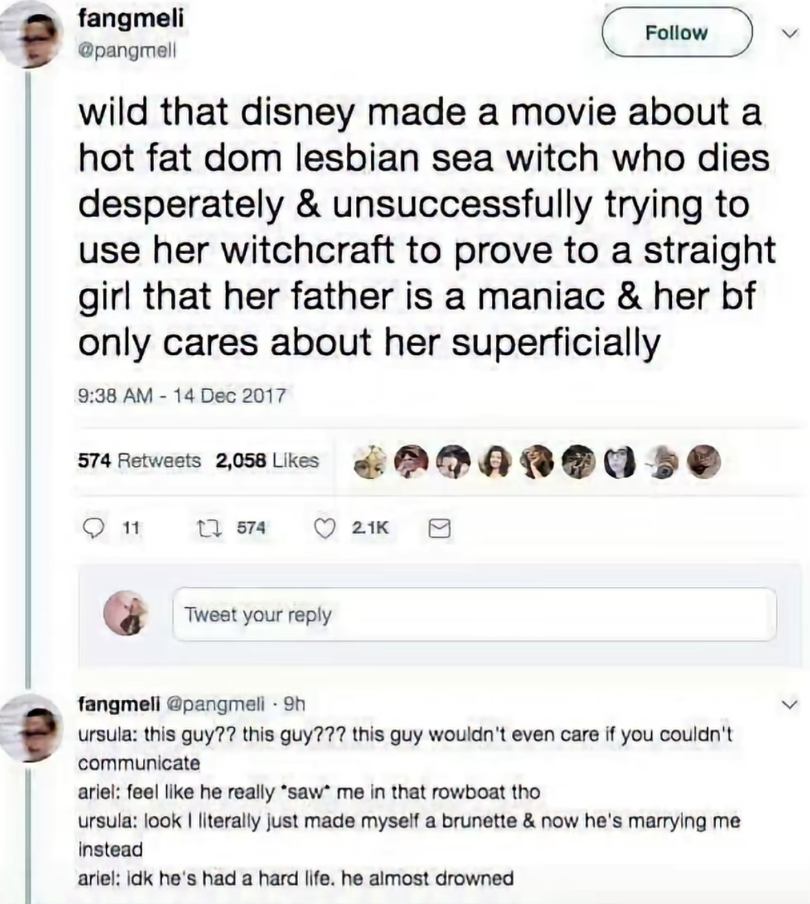 This tweet is wild bc it perfectly sums up The Little Mermaid 3.0