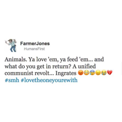 When you try to be nice to your pets and they start plotting against you with communism.