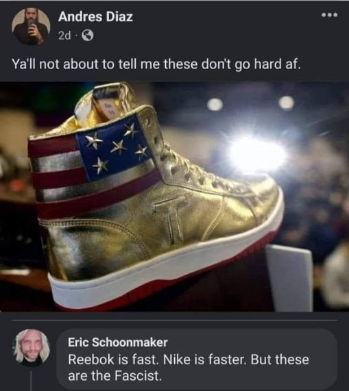 These are literally the fascist shoes