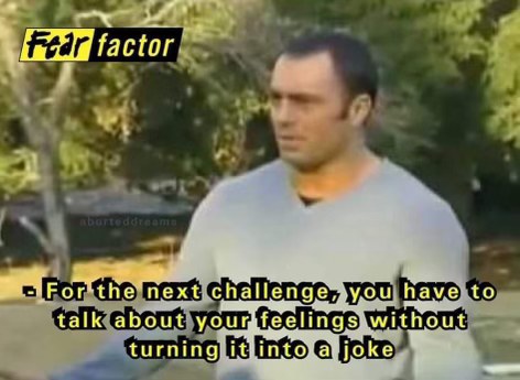 This is literally the scariest challenge Joe Rogan could come up with on Fear Factor