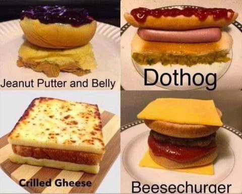 Is this what happens when you play too much Mad Libs with food?