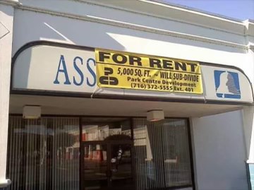 Someone really needed this sign to say 'ASS FOR RENT', huh?